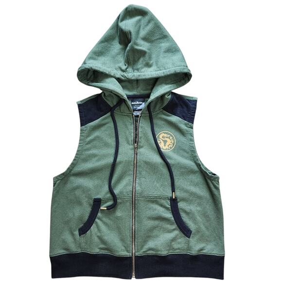 Destination Disney MULAN green hooded vest size S - Picture 1 of 7